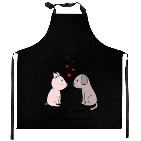 True Love has No Boundaries Kitchen Aprons