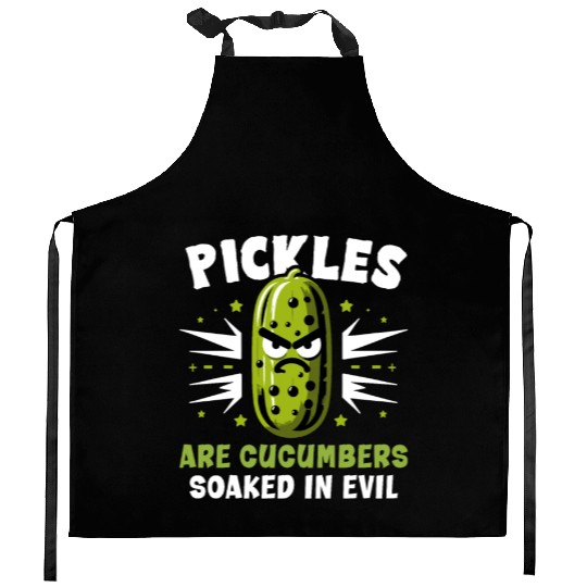 Pickle Lover Funny Pickle Dill pickle Pickled Kitchen Aprons