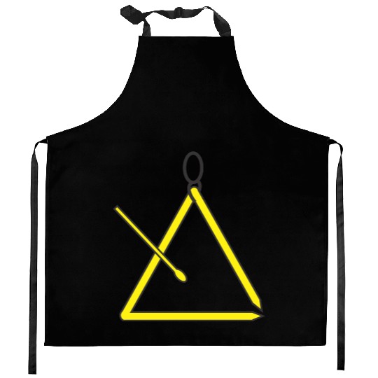 Triangle music instrument for orchestra Kitchen Aprons