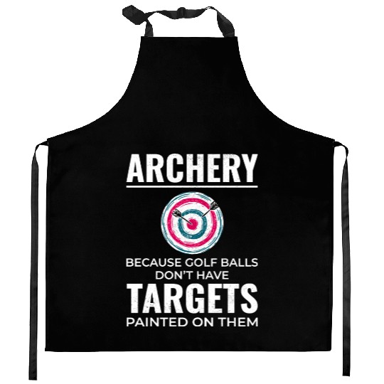 Archery Targets Archer Bullseye Shooting Sport Kitchen Aprons