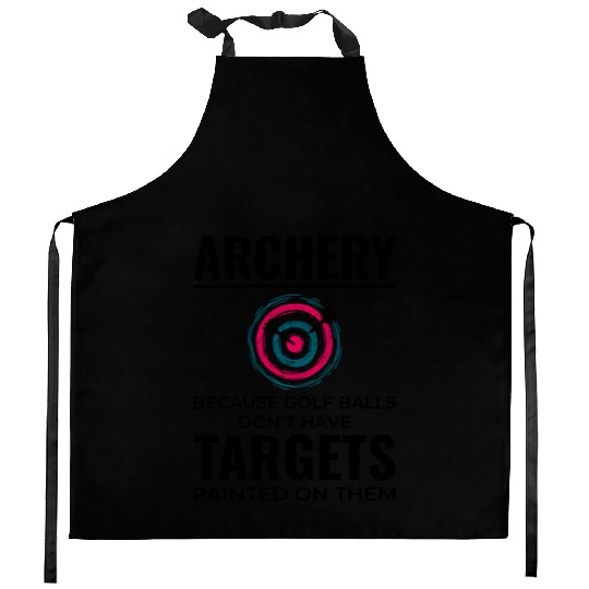 Archery Targets Archer Bullseye Shooting Sport Kitchen Aprons