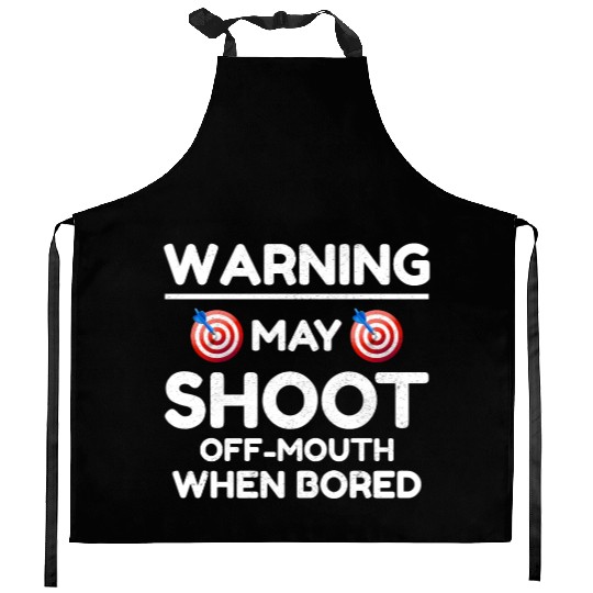 Archery Targets Archer Bullseye Shooting Sport Kitchen Aprons
