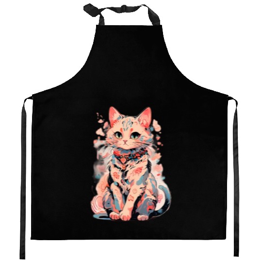 "Creative Minds Unite | Kat-Inspired Artist Kitchen Aprons fo