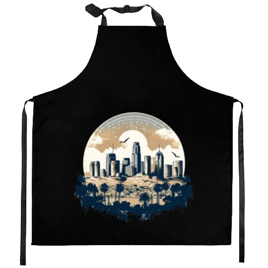 Los Angeles - City of Angels Kitchen Aprons
