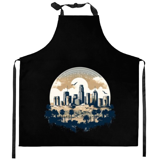 Los Angeles - City of Angels Kitchen Aprons