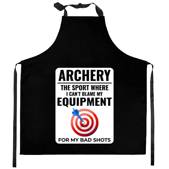 Archery Targets Archer Bullseye Shooting Sport Kitchen Aprons