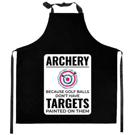 Archery Targets Archer Bullseye Shooting Sport Kitchen Aprons