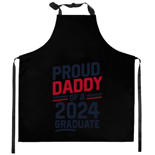 "Proud Daddy of a 2024 Graduate" Senior Class Kitchen Aprons
