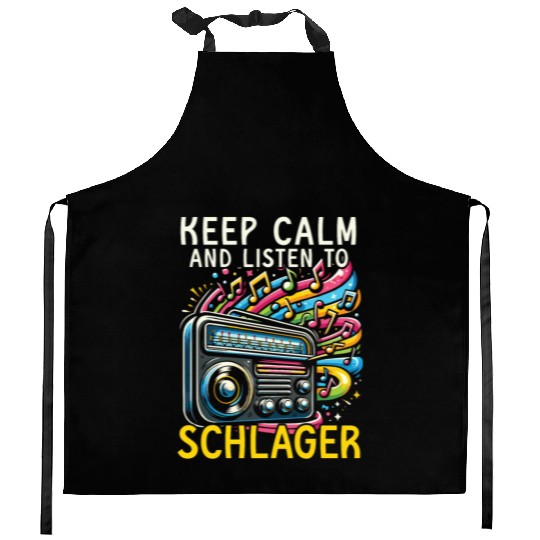 German Schlager Singer Germany Music Lover Kitchen Aprons