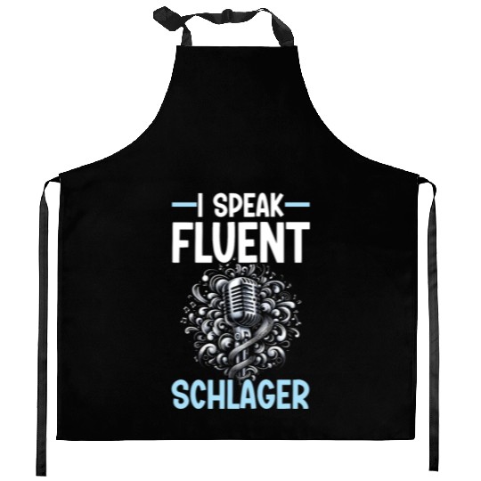 German Schlager Singer Germany Music Lover Kitchen Aprons