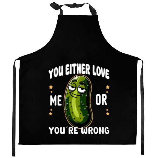 Pickle Lover Funny Pickle Dill pickle Pickled Kitchen Aprons