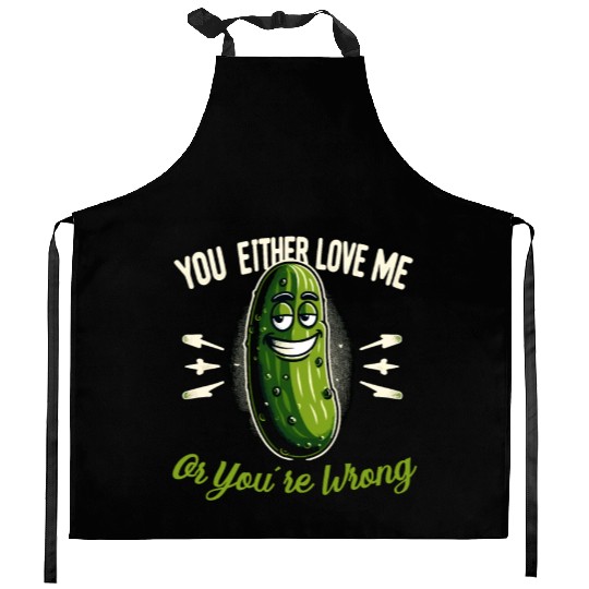 Pickle Lover Funny Pickle Dill pickle Pickled Kitchen Aprons