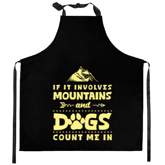 Mountaineering Rocks Trekking Mountain Sports Kitchen Aprons