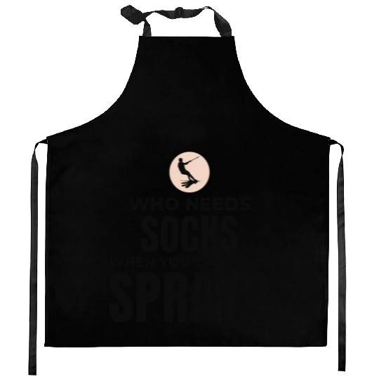 Barefoot Water Skiing Extreme Sports Barefooting Kitchen Aprons