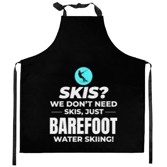 Barefoot Water Skiing Extreme Sports Barefooting Kitchen Aprons