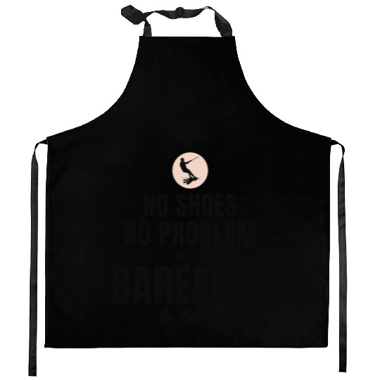 Barefoot Water Skiing Extreme Sports Barefooting Kitchen Aprons