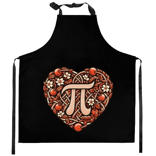 Cherry PI Day Kitchen Aprons