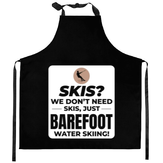 Barefoot Water Skiing Extreme Sports Barefooting Kitchen Aprons