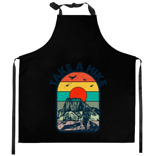 Take a Hike Kitchen Aprons