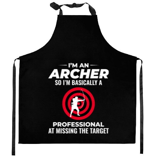 Archery Targets Archer Bullseye Shooting Sport Kitchen Aprons