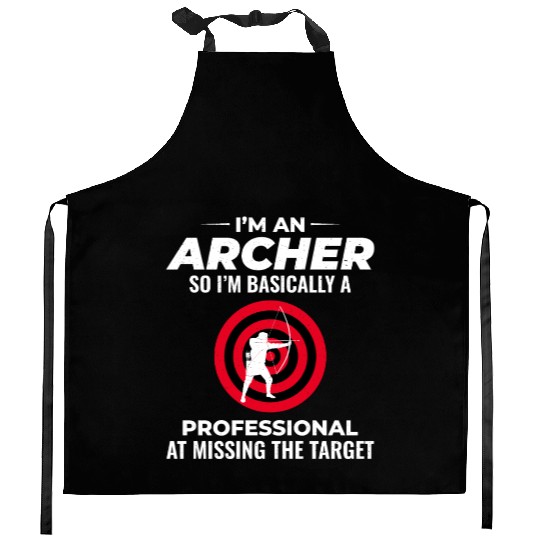 Archery Targets Archer Bullseye Shooting Sport Kitchen Aprons