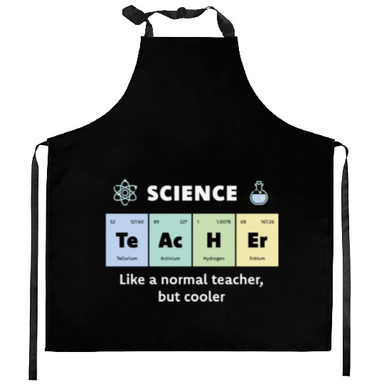 Primary Elements of Humour Science Teacher Te Ac Kitchen Aprons