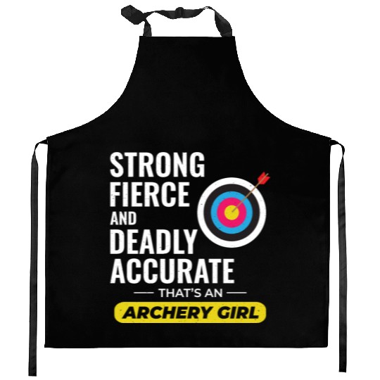Archery Targets Archer Bullseye Shooting Sport Kitchen Aprons