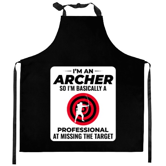 Archery Targets Archer Bullseye Shooting Sport Kitchen Aprons