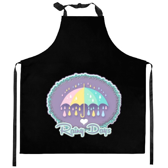 Novelty Rainy Days Kitchen Aprons