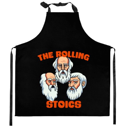 Greek Philosophers - Rolling Stoics Kitchen Aprons