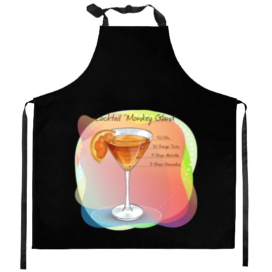 Cocktail Monkey Gland Recipe Gin Orange Juice Kitchen Aprons