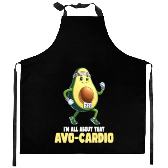 All About That Avo-Cardio Fun Run Kitchen Aprons