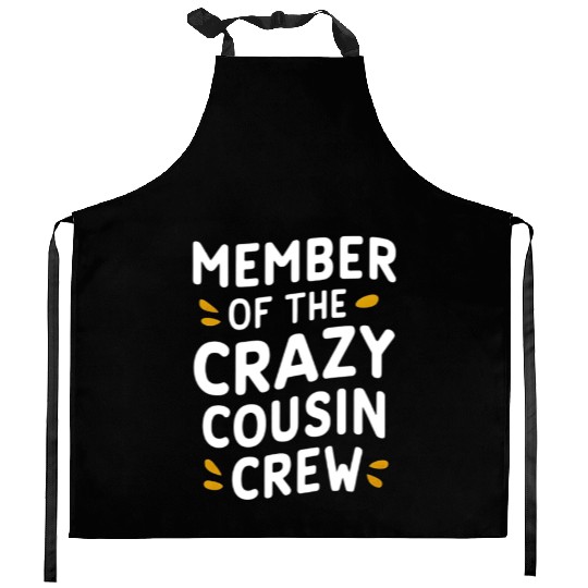 “Crazy Cousin Crew” Matching Cousin Kitchen Aprons