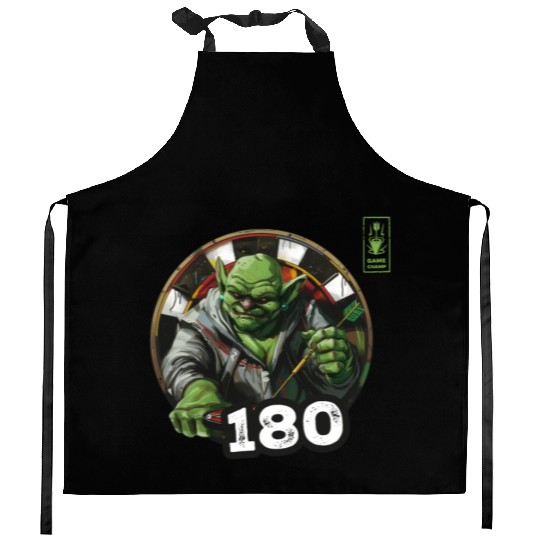 Darts 180 Green Game Champ Dart - Dart Team Kitchen Aprons