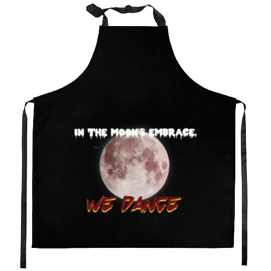 Aesthetic Moon Design Kitchen Aprons