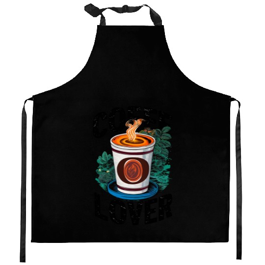 Coffee Lover Kitchen Aprons
