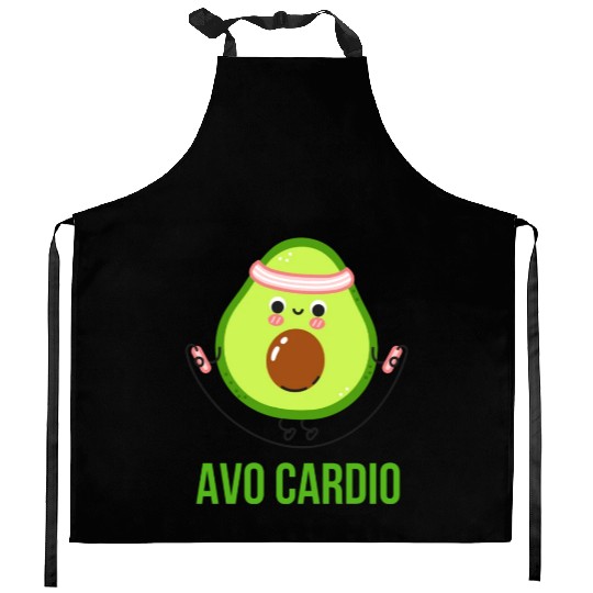 Avocado Gym Avocardio Kitchen Aprons