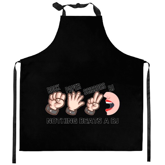 Rock Paper Scissors BJ Kitchen Aprons