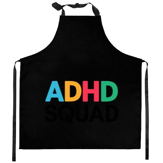 Embrace Neurodiversity Celebrate Adhd Awareness Kitchen Aprons