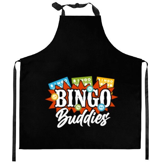 Bingo Player Besties Friends Bingo Kitchen Aprons