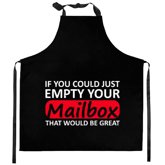 Mail Carrier Mailman Funny Postal Kitchen Aprons