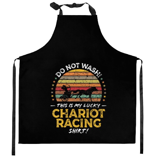 Funny Chariot Racing Chariot Racer Quote Kitchen Aprons