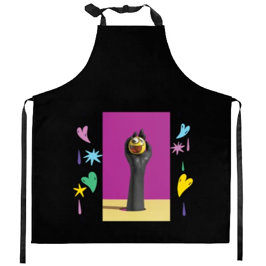 Creative and Humorous Illustration Design Kitchen Aprons