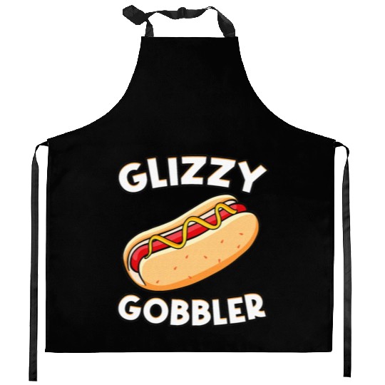 Hot Dog Glizzy Gobbler Number One Glizzy Gladiator Kitchen Aprons