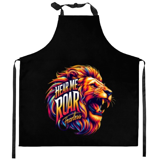 Hear Me Roar: Fearless Kitchen Aprons
