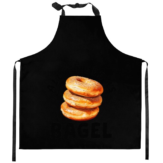 Bagel Lover For Men BreakFast Jewish Food Beigel Kitchen Aprons