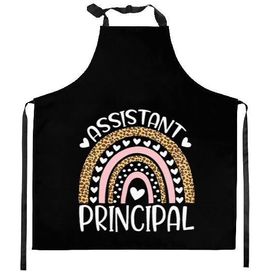 Assistant Principal Back To School First Day Kitchen Aprons