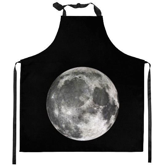 Cool Full Moon - Solar Eclipse, Moon Phases Totali Kitchen Aprons