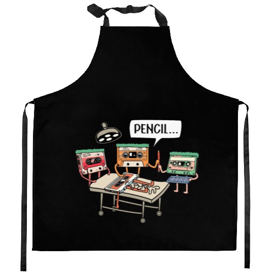 Cassette Tape 80s Music Lover Kitchen Aprons