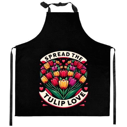 Tulips Tulip Flower Yes I Talk To Tulips Kitchen Aprons